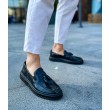 Mens Classic Shoes - Black Patent Leather - 127
