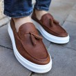 Mens Classic Shoes - Tan - 127