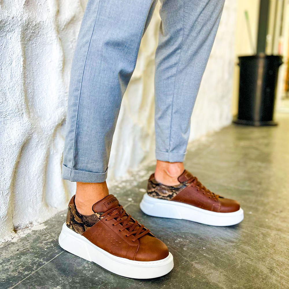 Mens Sneakers - Tan - 145