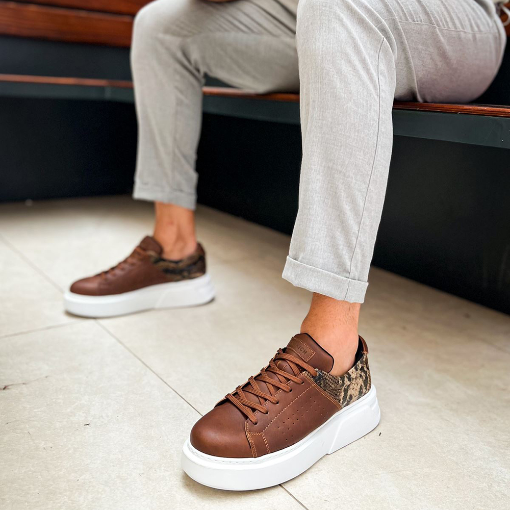 Mens Sneakers - Tan - 145