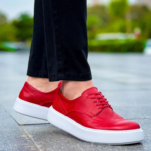Mens Sneakers - Red - 149