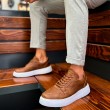 Mens Sneakers - Tan - 153