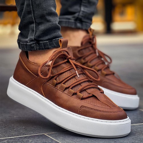 Mens Sneakers - Tan - 159