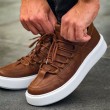 Mens Sneakers - Tan - 159