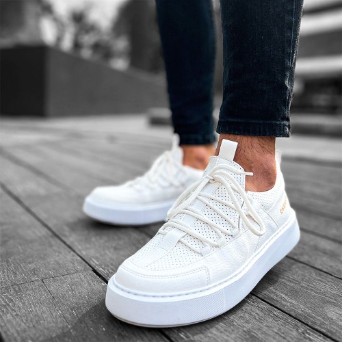Mens Sneakers - White - 159