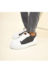 Mens Sneakers - Anthracite White - 169