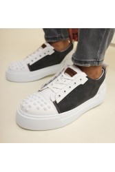 Mens Sneakers - Anthracite White - 169