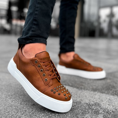 Mens Sneakers - Tan - 169