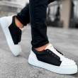 Mens Sneakers - White Black - 169