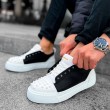 Mens Sneakers - White Black - 169