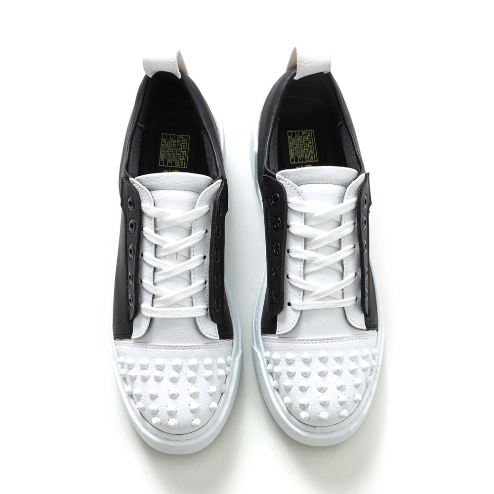 Mens Sneakers - White Black - 169