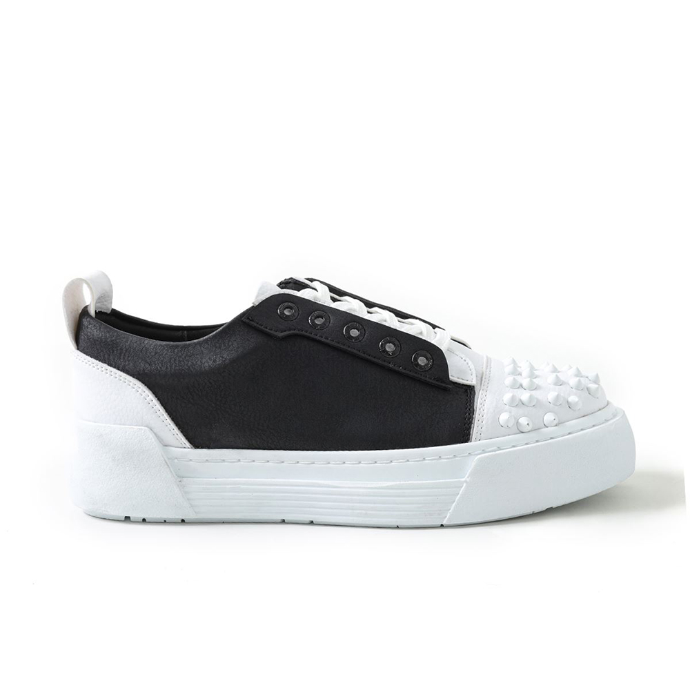 Mens Sneakers - White Black - 169