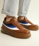 Mens Sneakers - Tan Patent Leather - 171