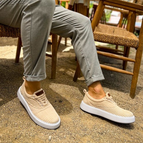 Mens Sneakers - Beige - 173