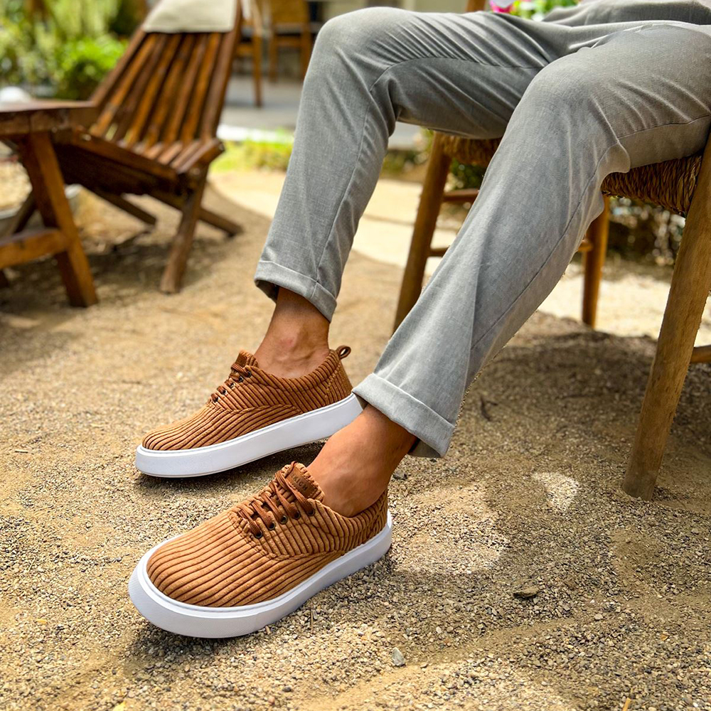 Mens Sneakers - Tan - 173