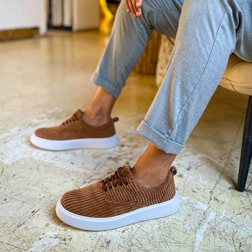 Mens Sneakers - Tan - 173