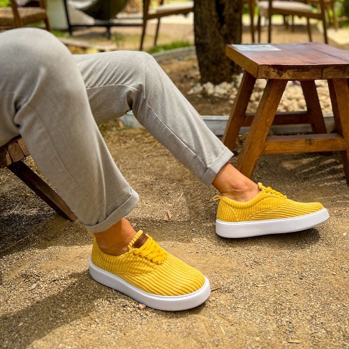 Mens Sneakers - Yellow - 173
