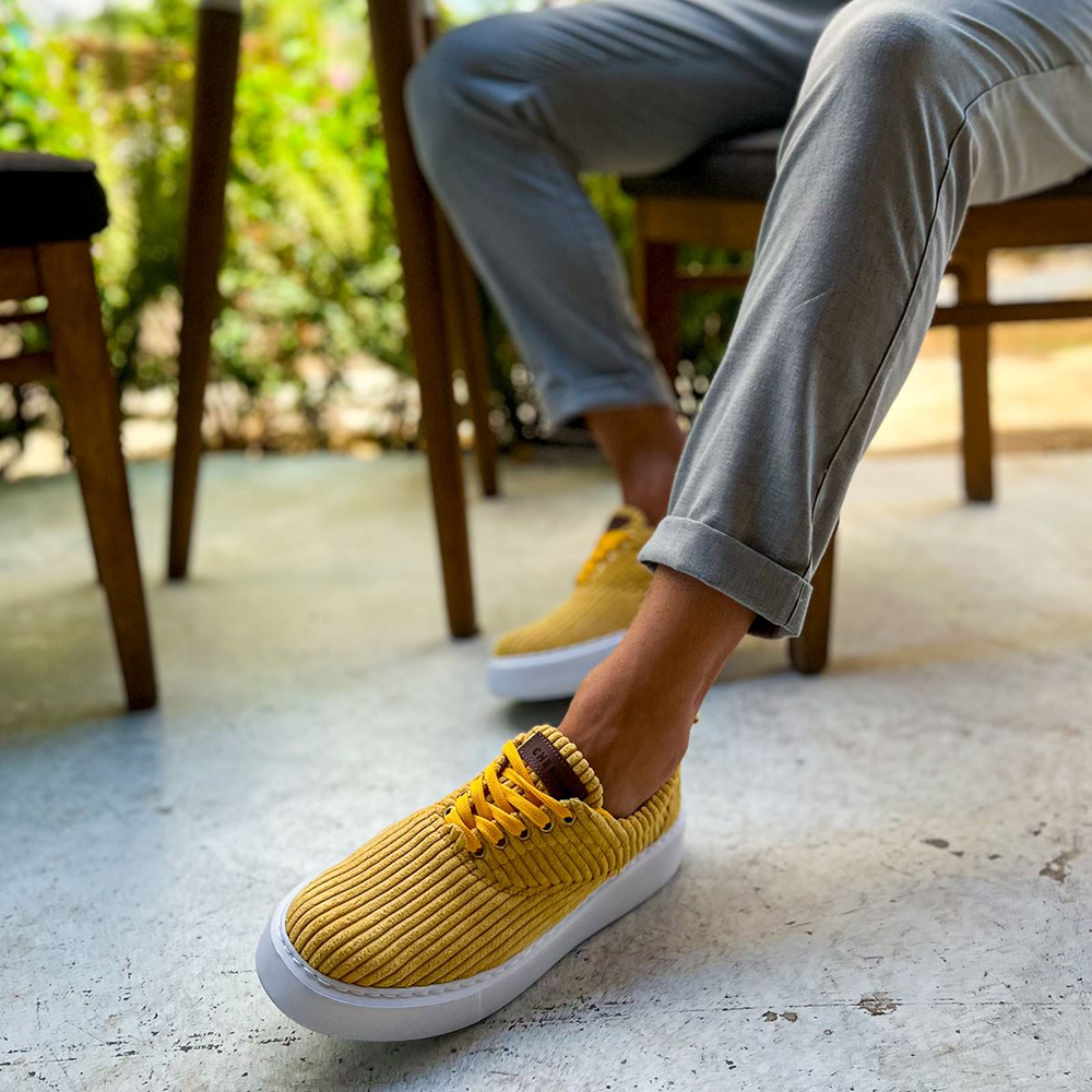 Mens Sneakers - Yellow - 173
