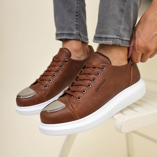 Mens Sneakers - Tan - 175