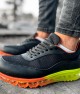 Mens Sneakers - Black Orange - 181