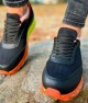 Mens Sneakers - Black Orange - 181