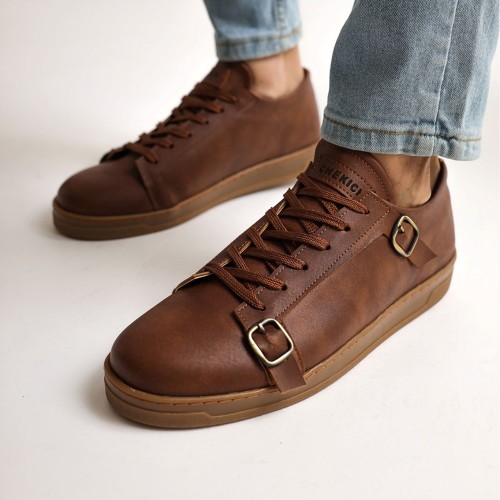 Mens Sneakers - Tan - 191