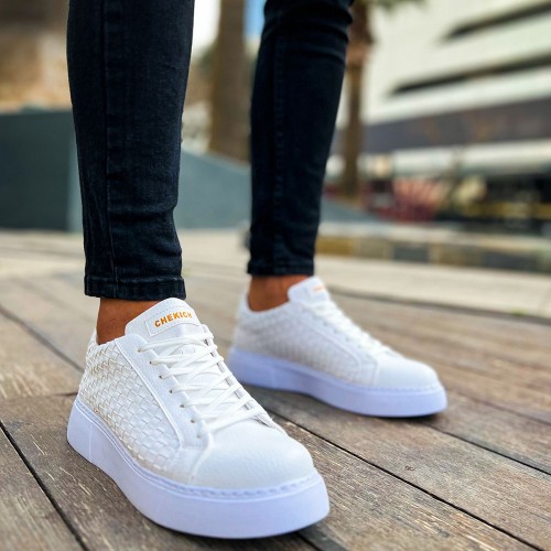 Mens Sneakers - White - 203