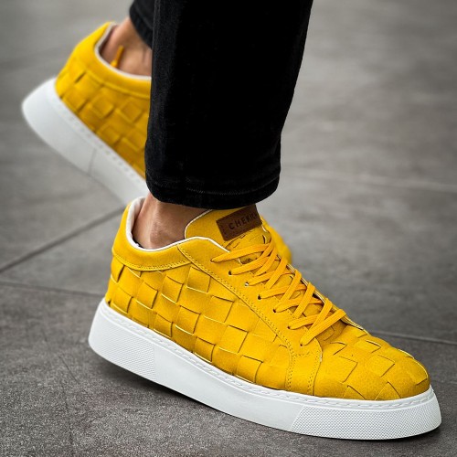 Mens Sneakers - Yellow - 209