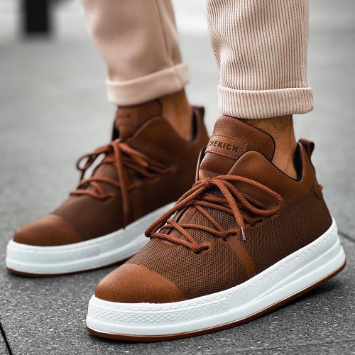 Mens Sneakers - Tan - 219