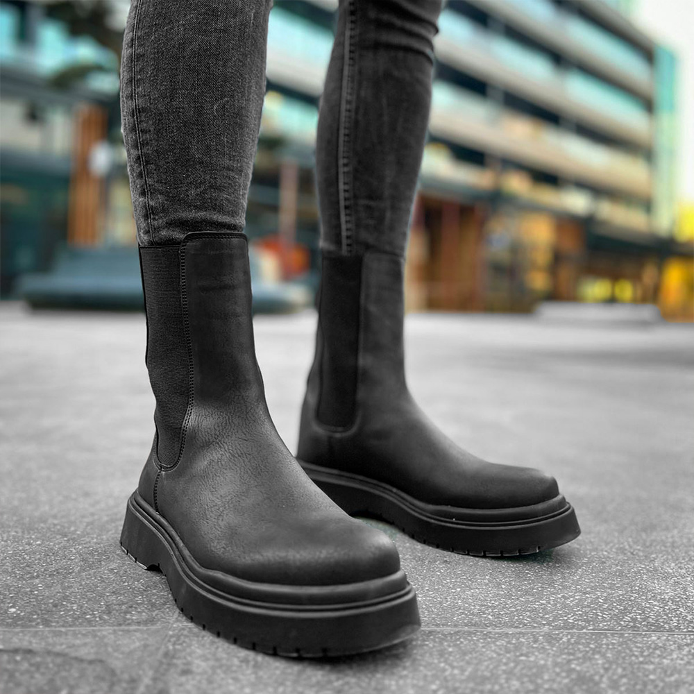 Mens Alaska Boots - Black - 223