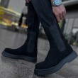 Mens Alaska Boots - Black Suede - 223