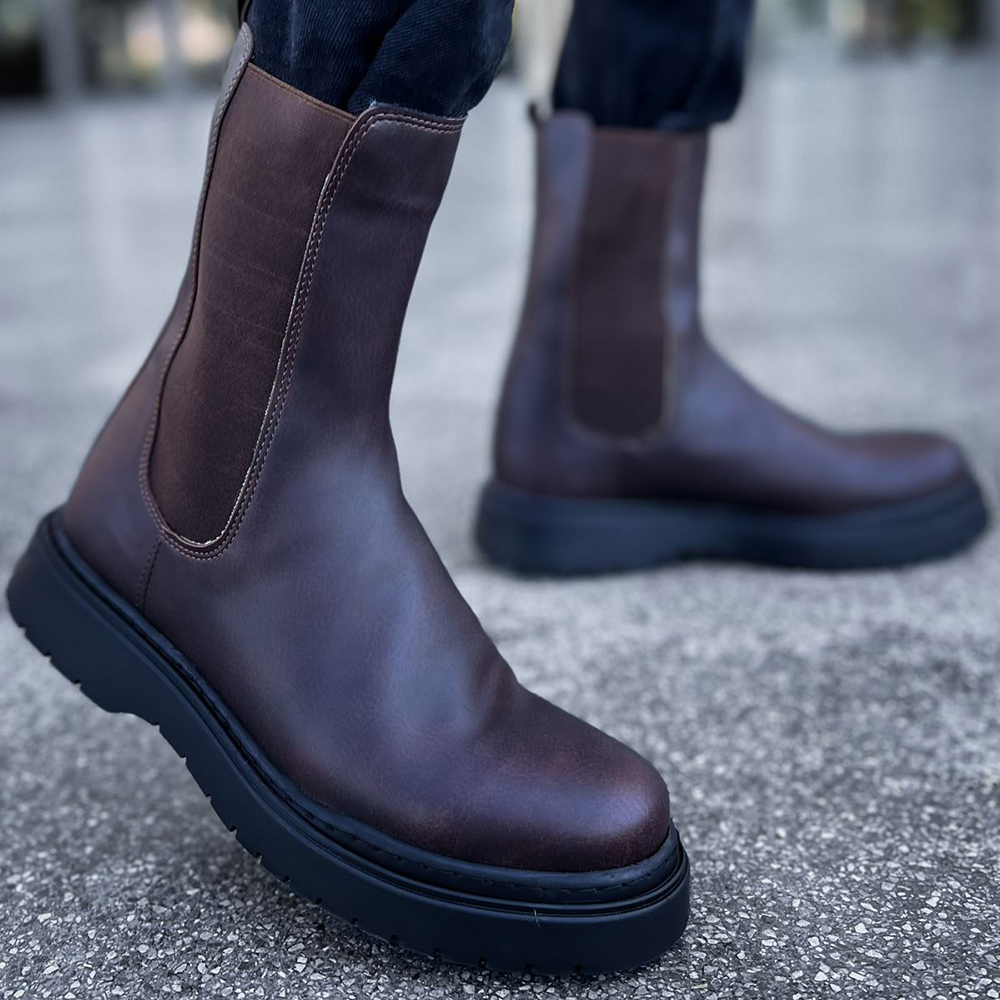 Mens Alaska Boots - Brown - 223