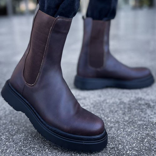 Mens Alaska Boots - Brown - 223