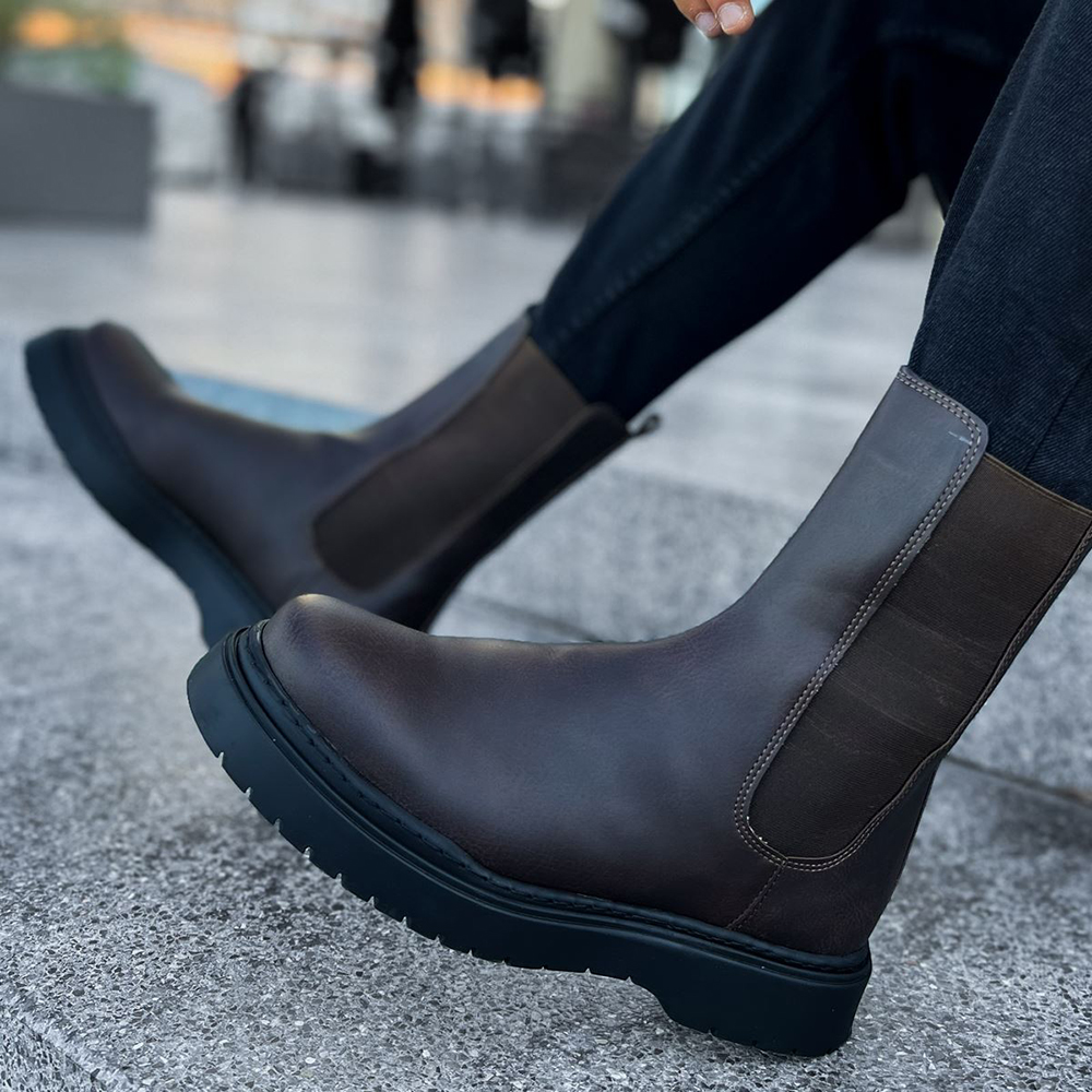 Mens Alaska Boots - Brown - 223