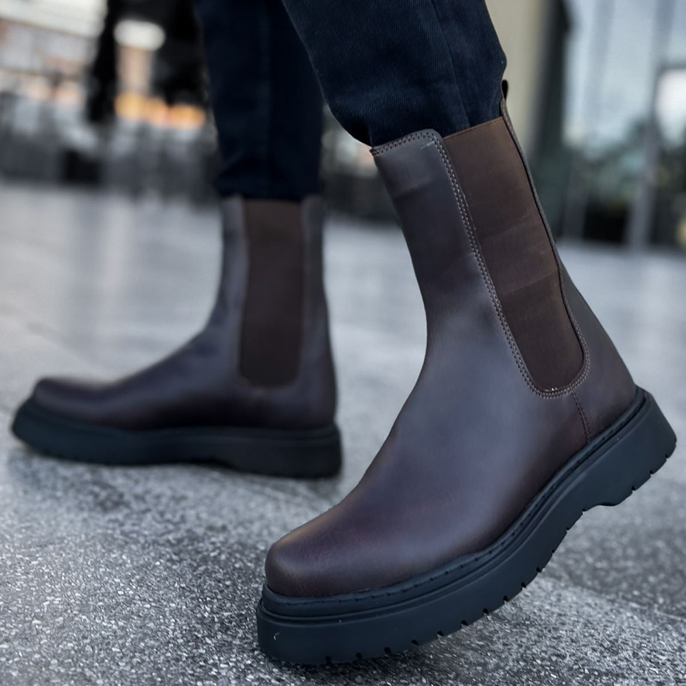 Mens Alaska Boots - Brown - 223