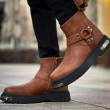 Mens Boots - Tan - 227