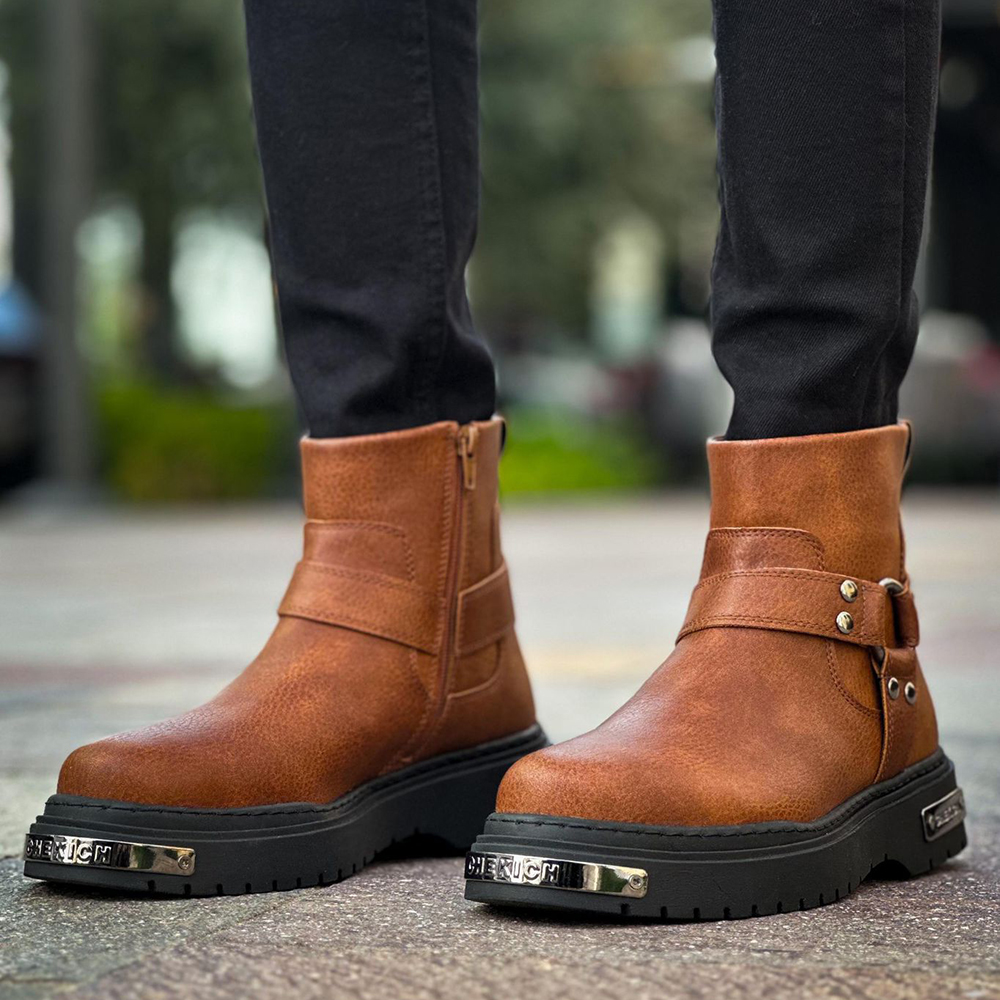 Mens Boots - Tan - 227