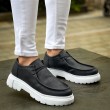 Mens Shoes - Black White - 2404