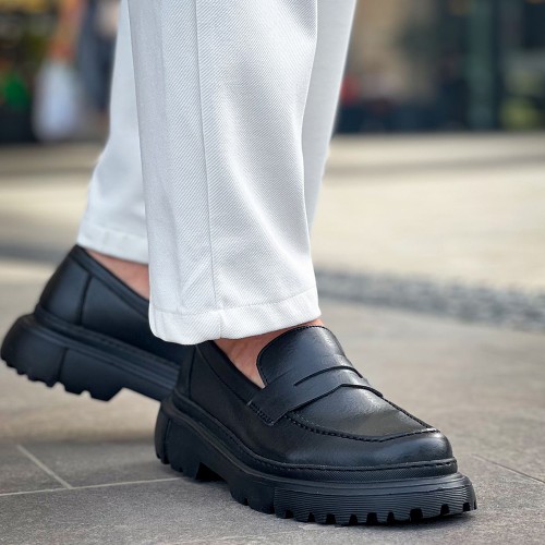 Mens Loafer - Black - 2417