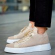 Mens Sneakers - Beige - 2423