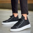 Mens Sneakers - Black White - 2423