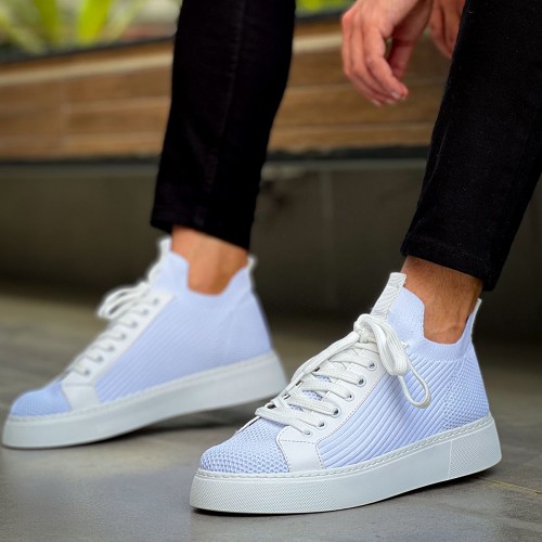 Mens Sneakers - White - 2423