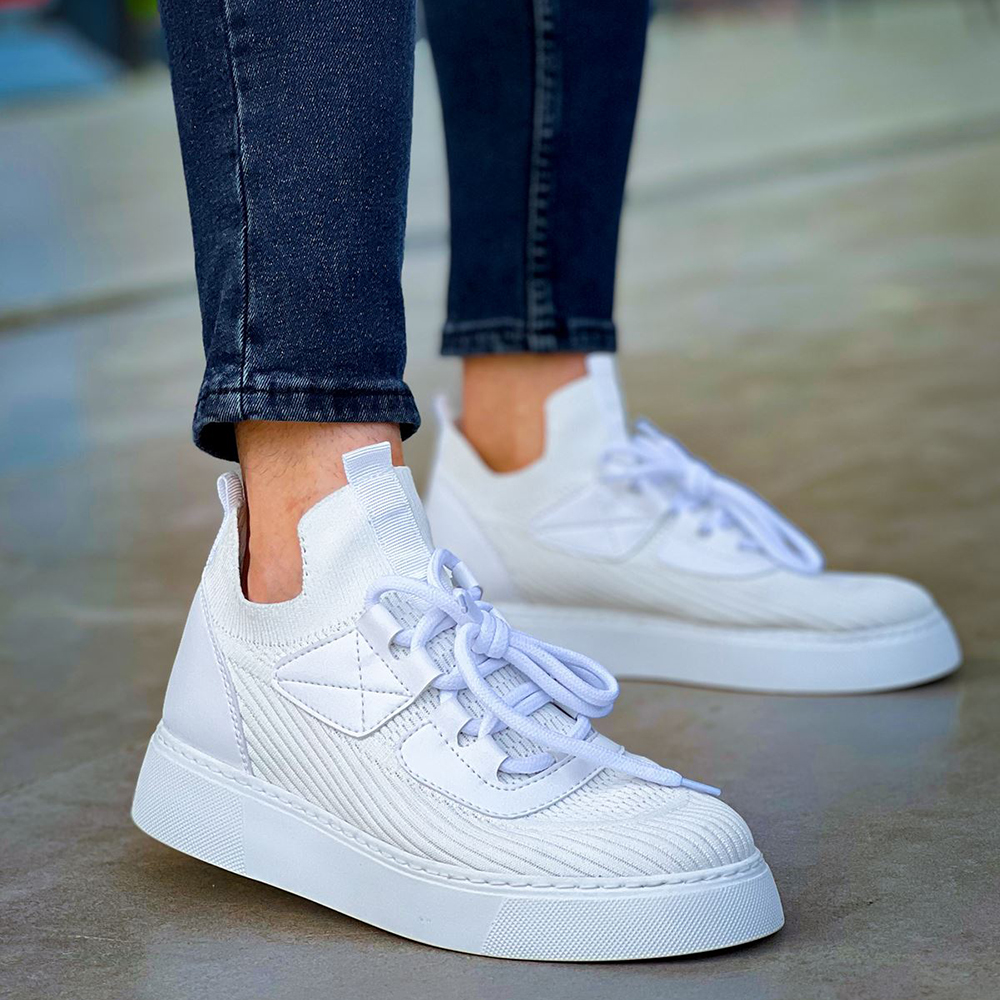 Mens Sneakers - White - 2425