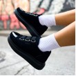 Mens Sneakers - Black Suede - 251