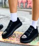 Mens Sneakers - Black Suede - 251