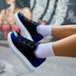 Womens Sneakers - Black Sax Blue - 251