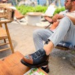 Mens Sneakers - Black Tan - 251 - 2