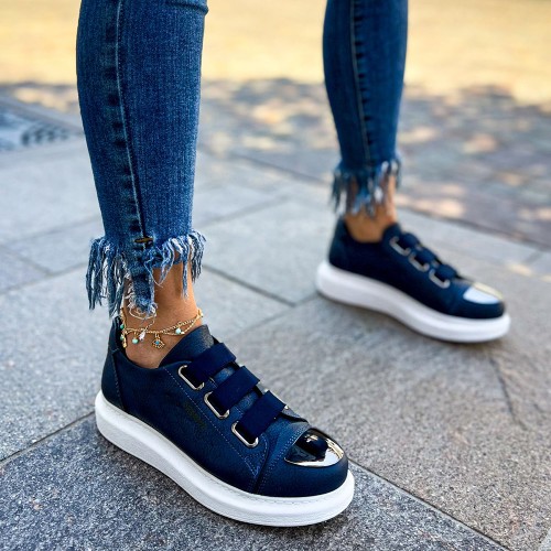 Mens Sneakers - Navy Blue - 251