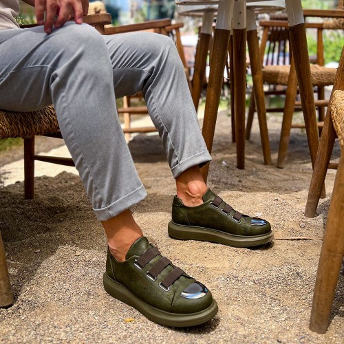 Mens Sneakers - Khaki - 251 - 2