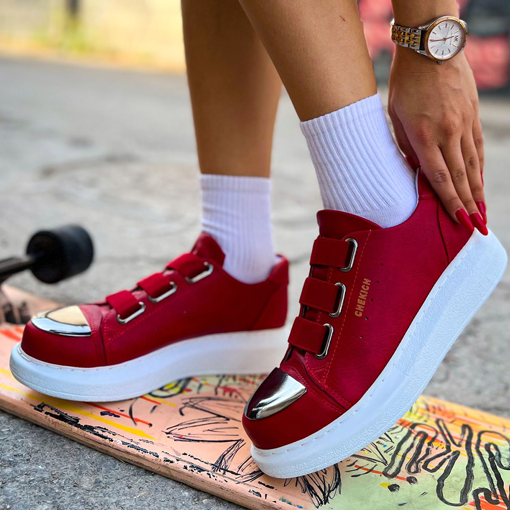 Womens Sneakers - Red - 251 - 2